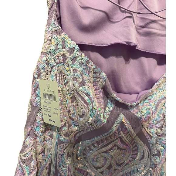 Windsor Lavender Sequin Mini Dress – Size Medium - Picture 4 of 7